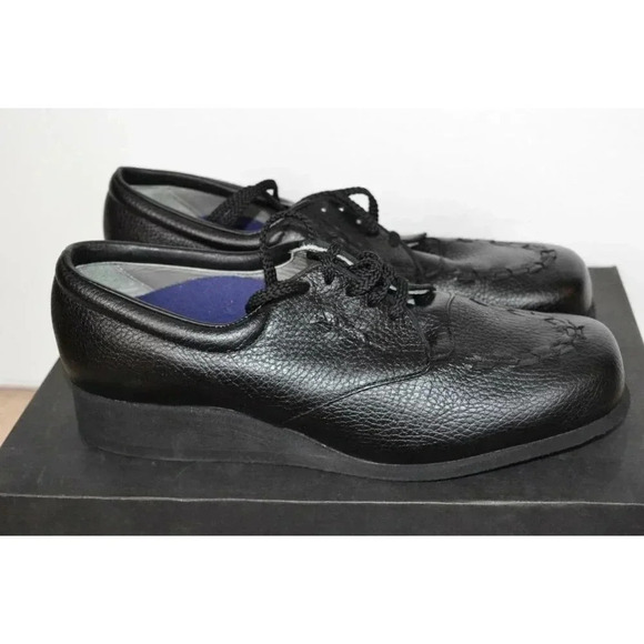 P.W.MINOR Arrow Black Orthopedic Diabetic Shoes - Picture 1 of 7